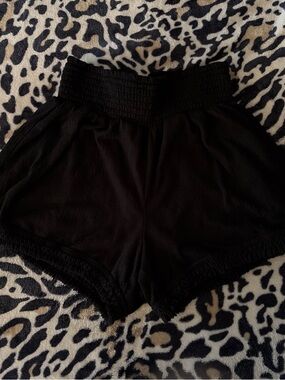 No Boundaries Black Fringed Shorts